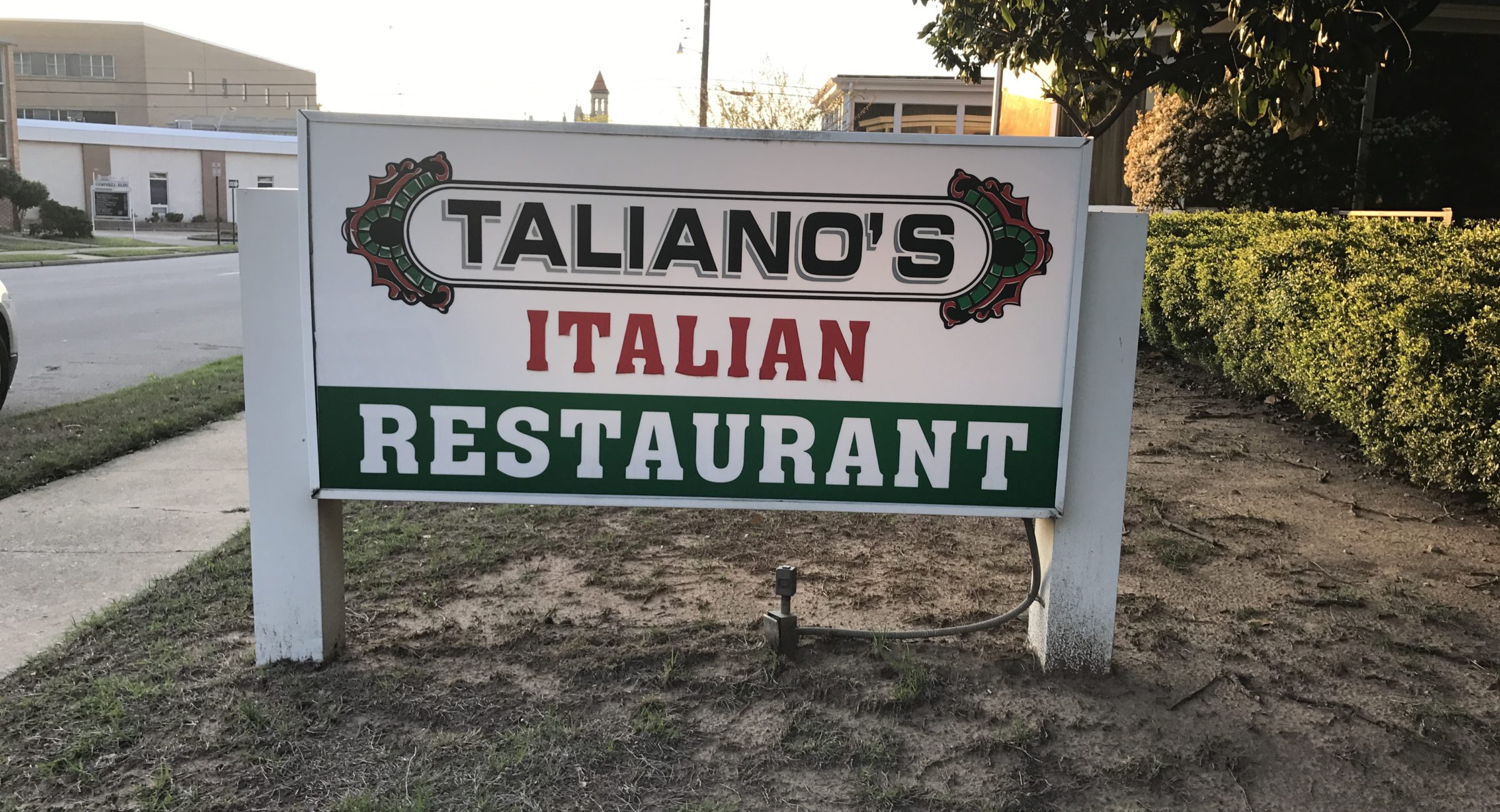 Taliano's Sign