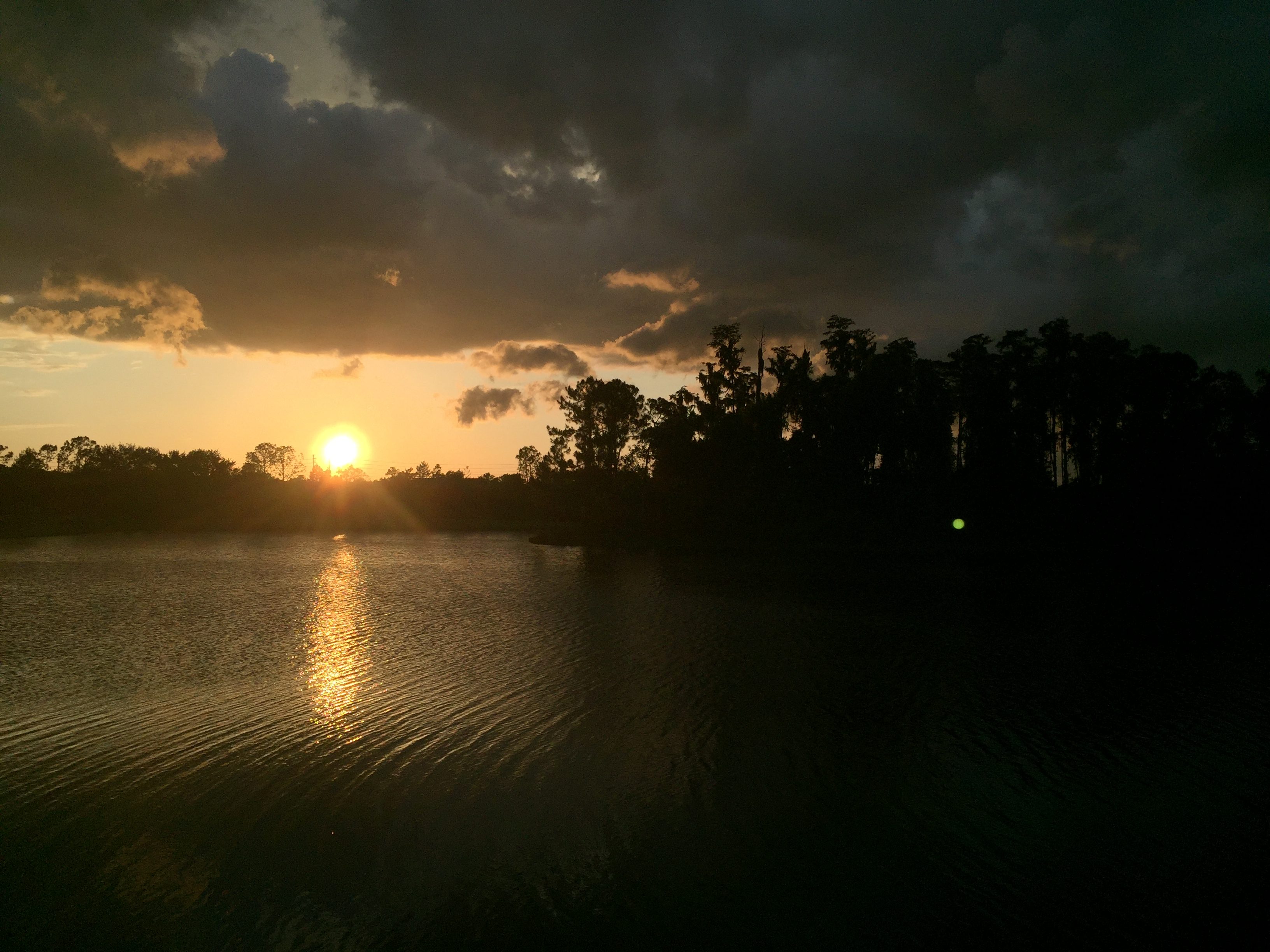 Sunset Across Lake
